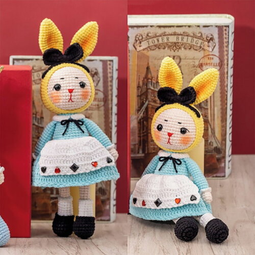 Receita Coelha Alice Amigurumi