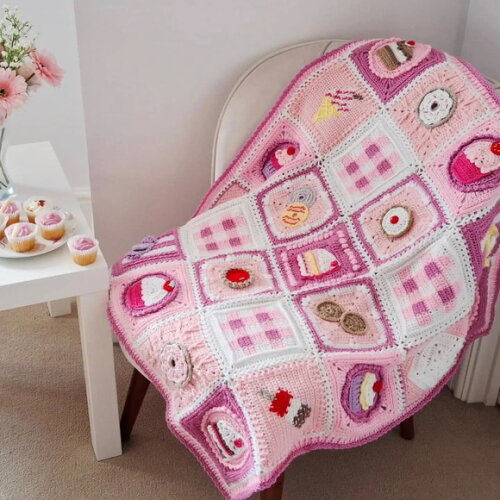 Receita Cobertor Amigurumi