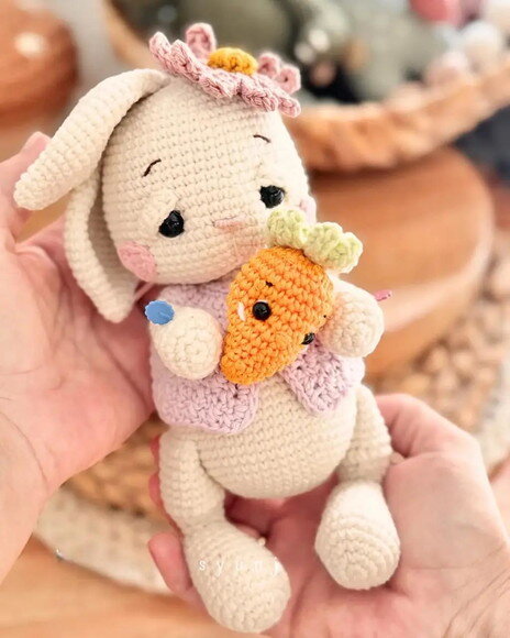 Receita Coelha Amigurumi