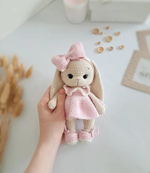 Receita Coelha Amigurumi