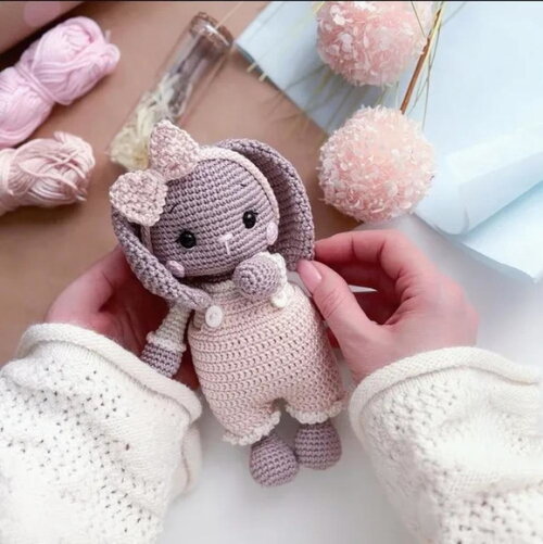 Receita Coelha Amigurumi