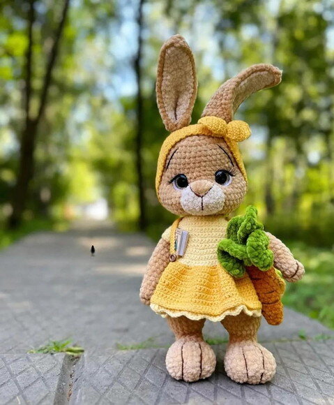 Receita Coelha Amigurumi