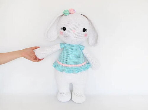 Receita Coelha Amigurumi