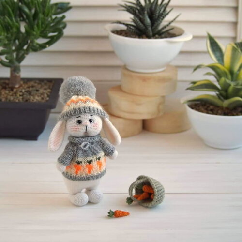 Receita Coelha Amigurumi