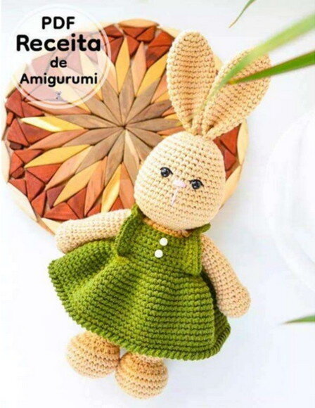 Receita Coelha Amigurumi