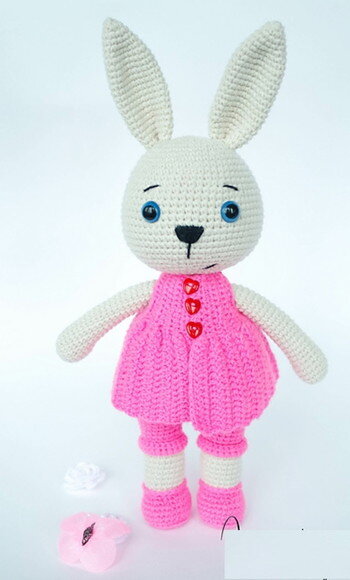 Receita Coelha Amigurumi