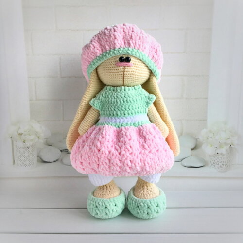 Receita Coelha Amigurumi