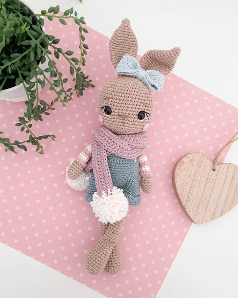 Receita Coelha Lisa Amigurumi