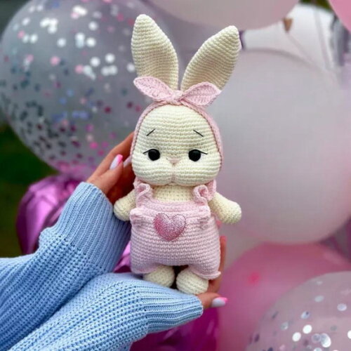 Receita Coelhinha Amigurumi