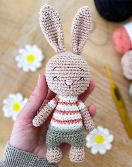 Receita Coelhinho Amigurumi