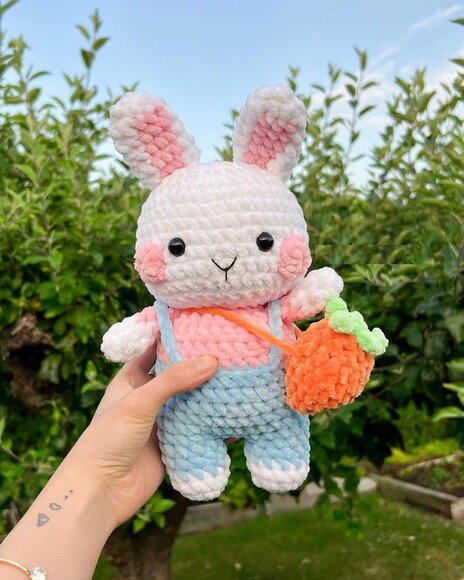 Receita Coelhinho Amigurumi