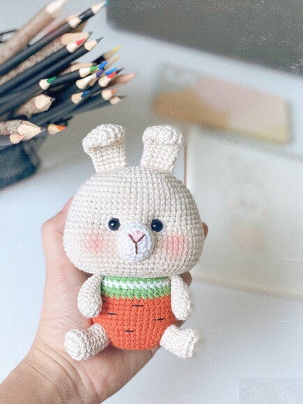 Receita Coelho Amigurumi