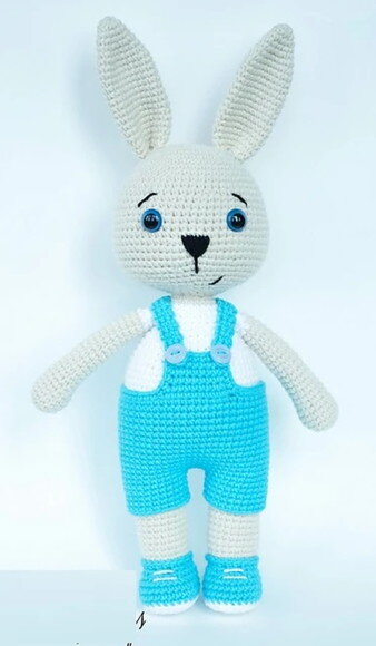 Receita Coelho Amigurumi