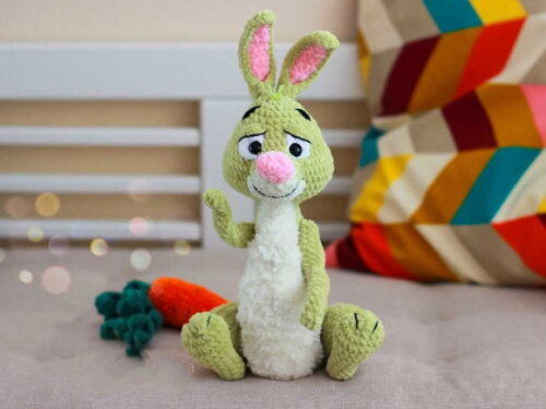 Receita Coelho Amigurumi