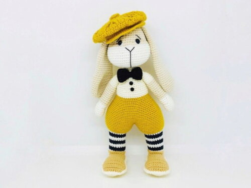 Receita Coelho de Boina Amigurumi