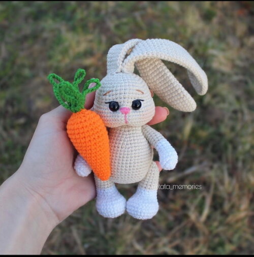 Receita Coelho com Cenoura Amigurumi