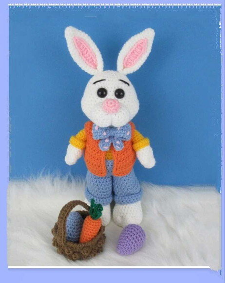 Receita Coelho de Pascoa Amigurumi