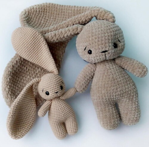 Receita Coelho Orelhudo Amigurumi
