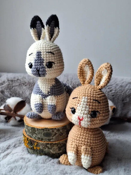 Receita Coelhos Amigurumi