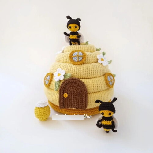 Receita Colmeia Amigurumi