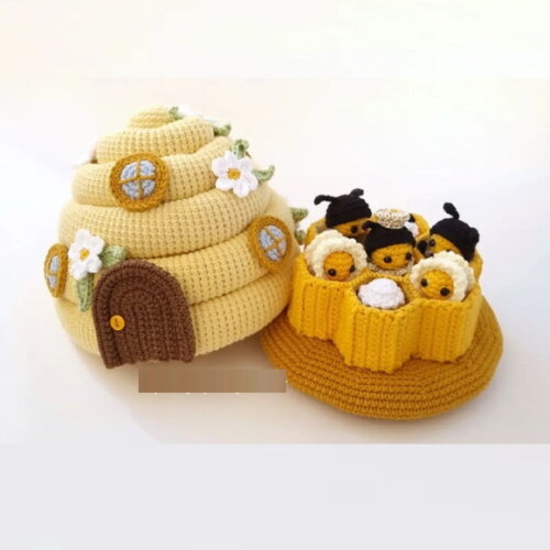 Receita Colmeia Amigurumi