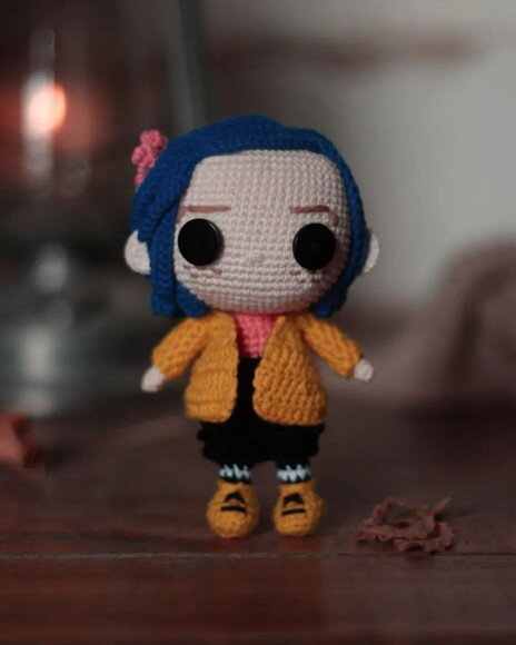 Receita Coraline Amigurumi