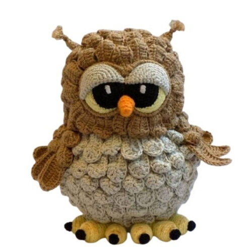 Receita Coruja amigurumi