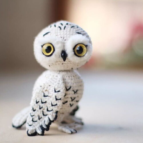 Receita Coruja Amigurumi