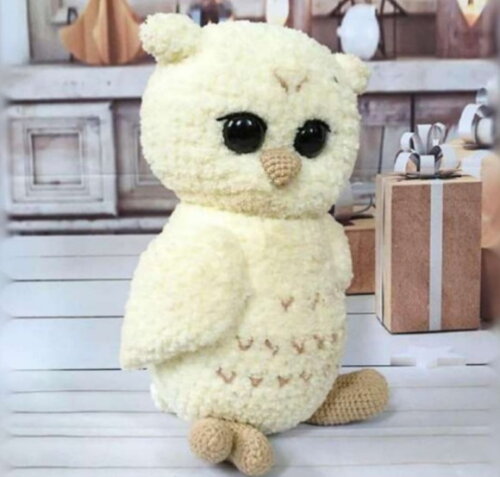 Receita Coruja Amigurumi