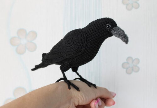 Receita Corvo Amigurumi