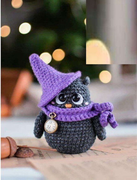 Receita Coruja Amigurumi