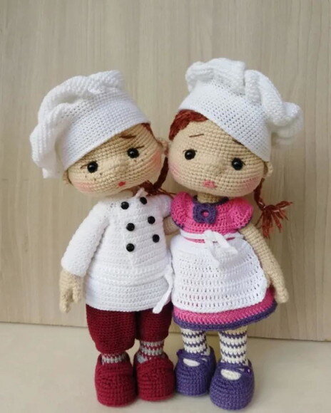 Receita Cozinheiros Amigurumi