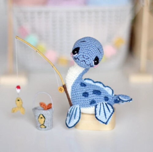 Receita Dinossauro Amigurumi