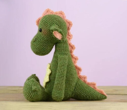 Receita Dinossauro Amigurumi