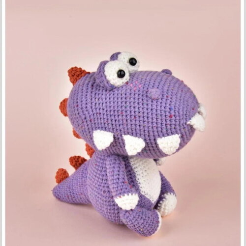Receita Dinossauro Amigurumi