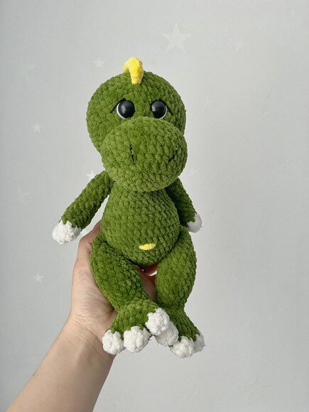 Receita Dinossauro Amigurumi
