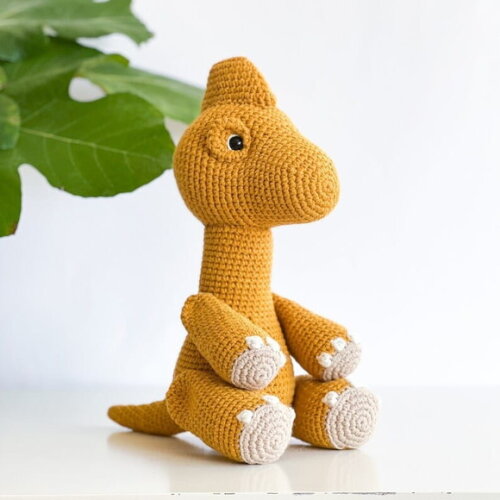 Receita Dinossauro Amigurumi