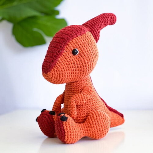 Receita Dinossauro Amigurumi