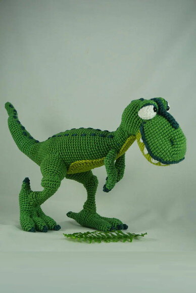 Receita Dinossauro Amigurumi