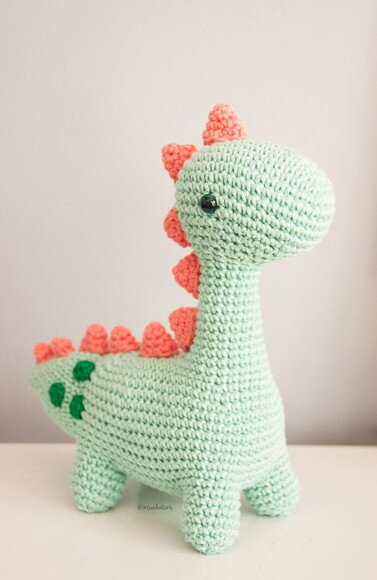 Receita Dinossauro Amigurumi