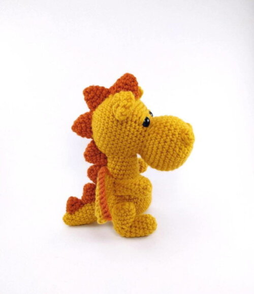 Receita Dinossauro Amigurumi