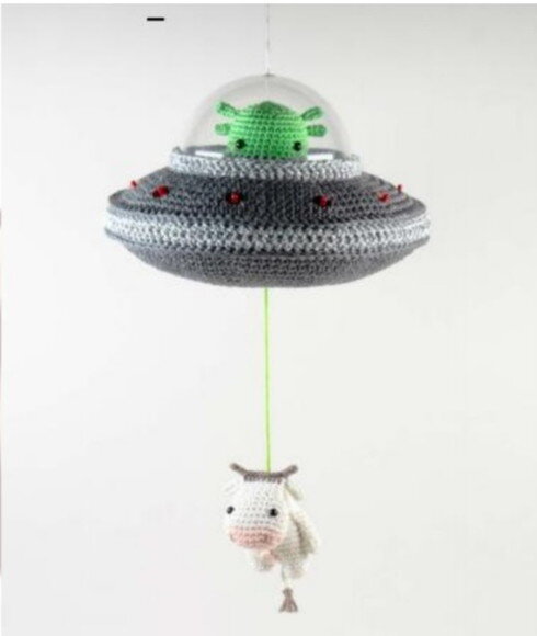 Receita Disco Voador Amigurumi