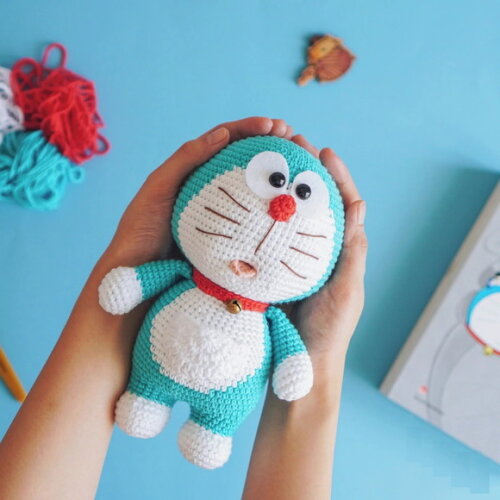 Receita Doraemon Amigurumi