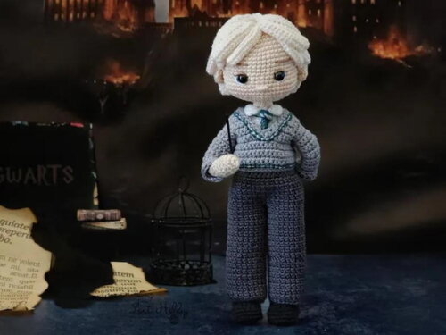 Receita Draco Malfoy Amigurumi