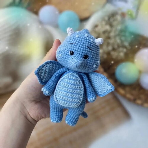 Receita Dragão Amigurumi