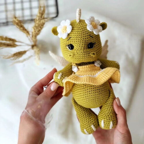 Receita Dragão Amigurumi