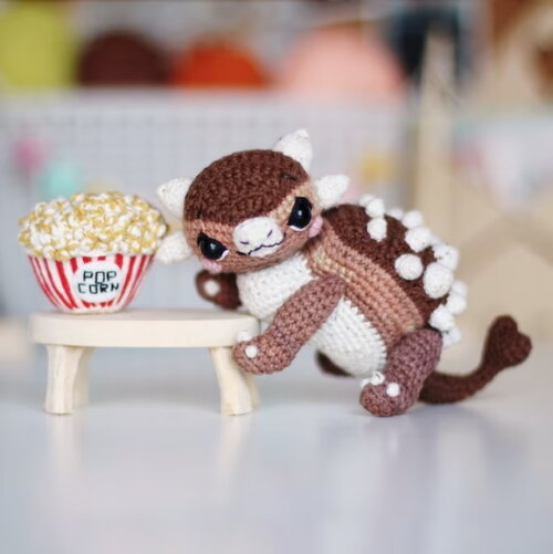 Receita Dragão Amigurumi