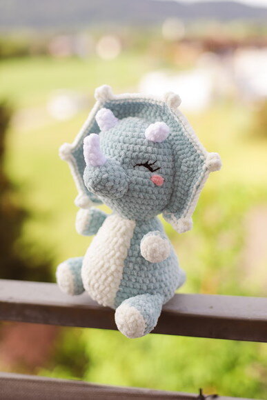 Receita Dragão Amigurumi