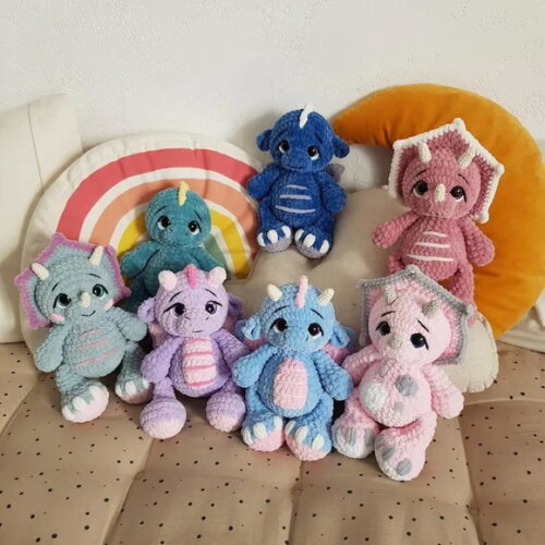 Receita Dragoes Amigurumi
