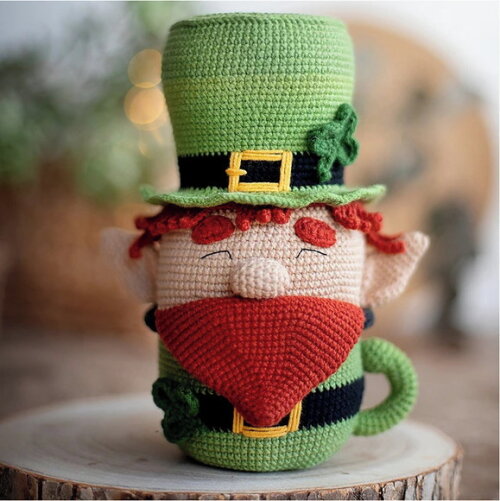 Receita Duende na Caneca Amigurumi
